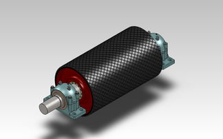 机械设计与制造 电气交流版块皮带机零件图,solidworks做的滚筒图